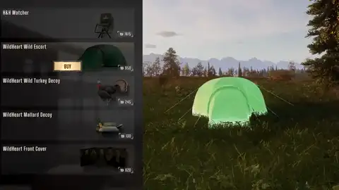 Shouldering a rifle for a first legal shot in Way of the Hunter 2